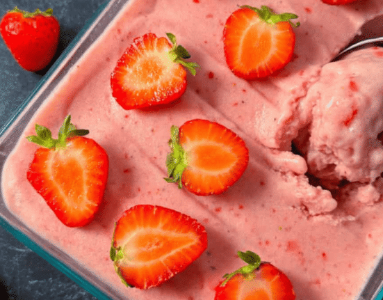 strawberry banana nice cream recipe