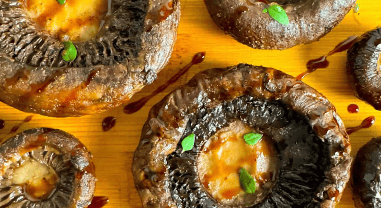 smoked mushrooms