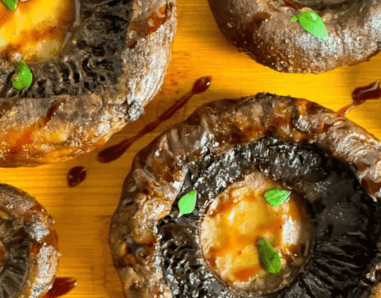 smoked mushrooms