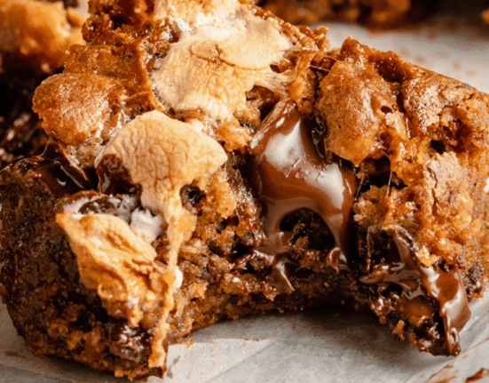 Ooey-Gooey Tahini S'mores Bars