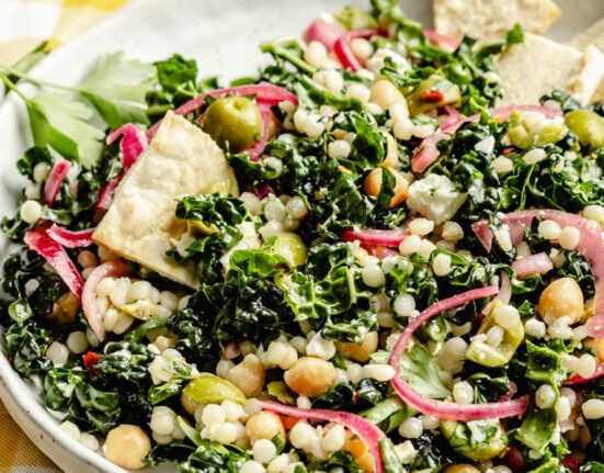 Scoop it Up Kale Couscous Salad