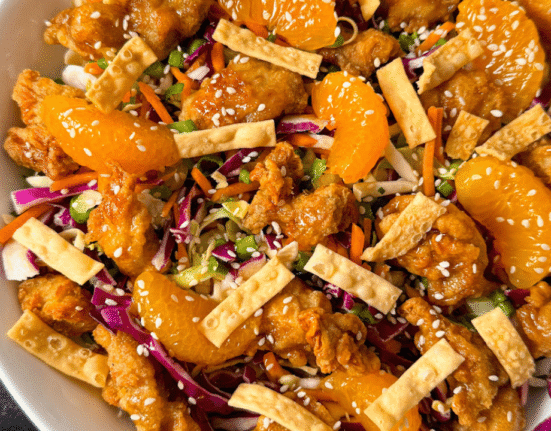 orange chicken salad