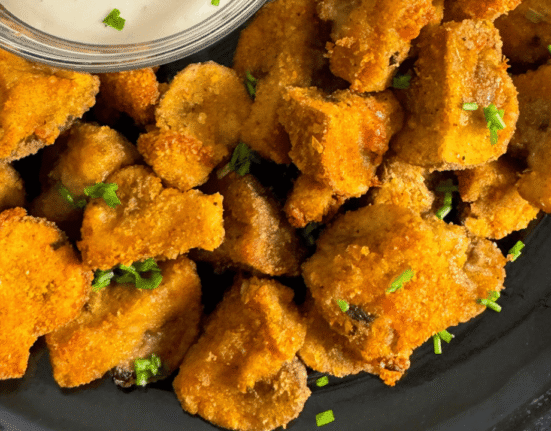 air fryer breaded mushrooms