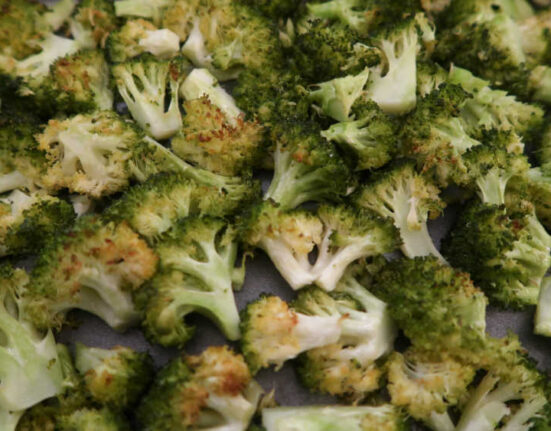 Air Fryer Parmesan Broccoli Recipe - How to make quick and easy cheesy air fried roasted broccoli side dish