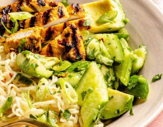 Grilled Turmeric Chicken Bowls | Ambitious Kitchen