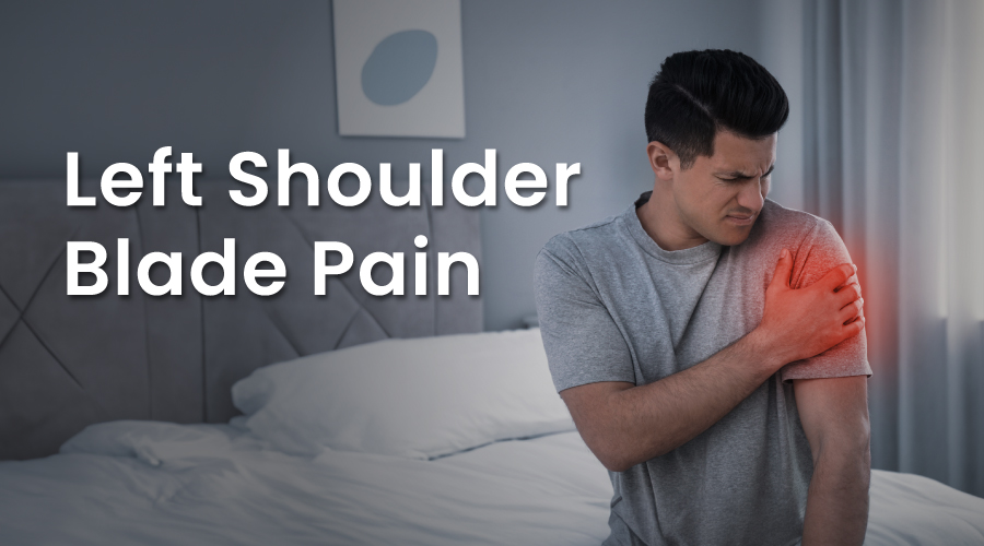 left shoulder blade pain