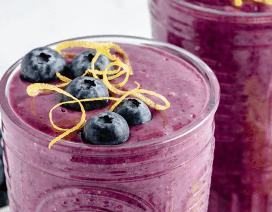 Lemon Blueberry Smoothie Recipe