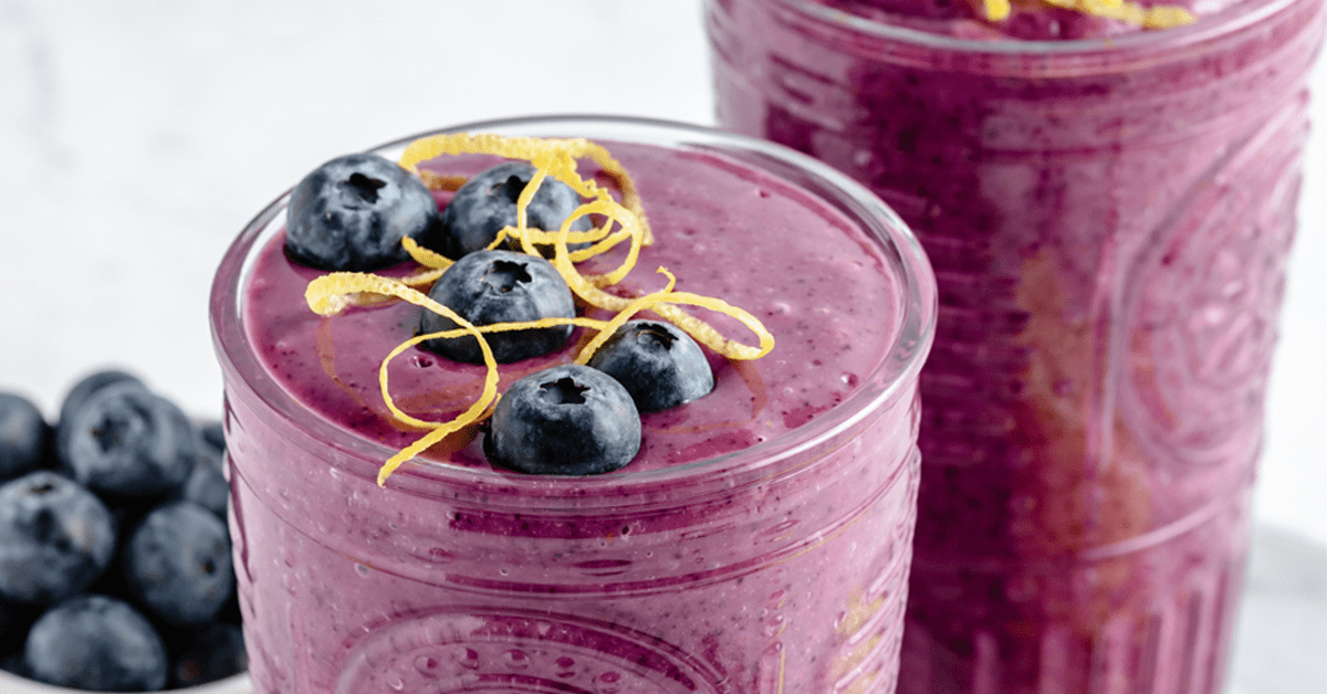 Lemon Blueberry Smoothie Recipe