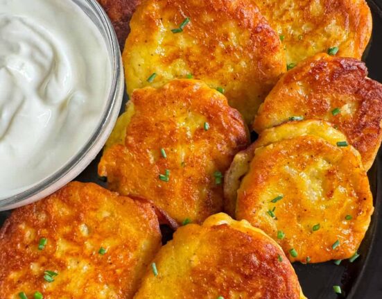 mashed potato rice cakes