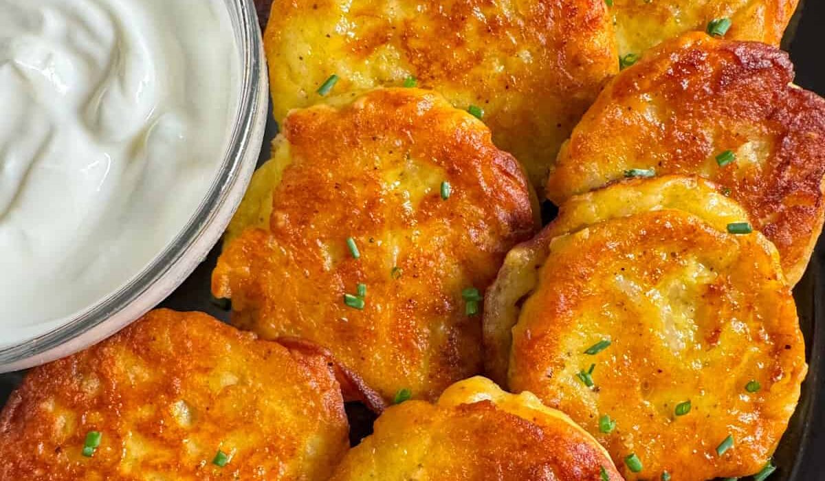 mashed potato rice cakes