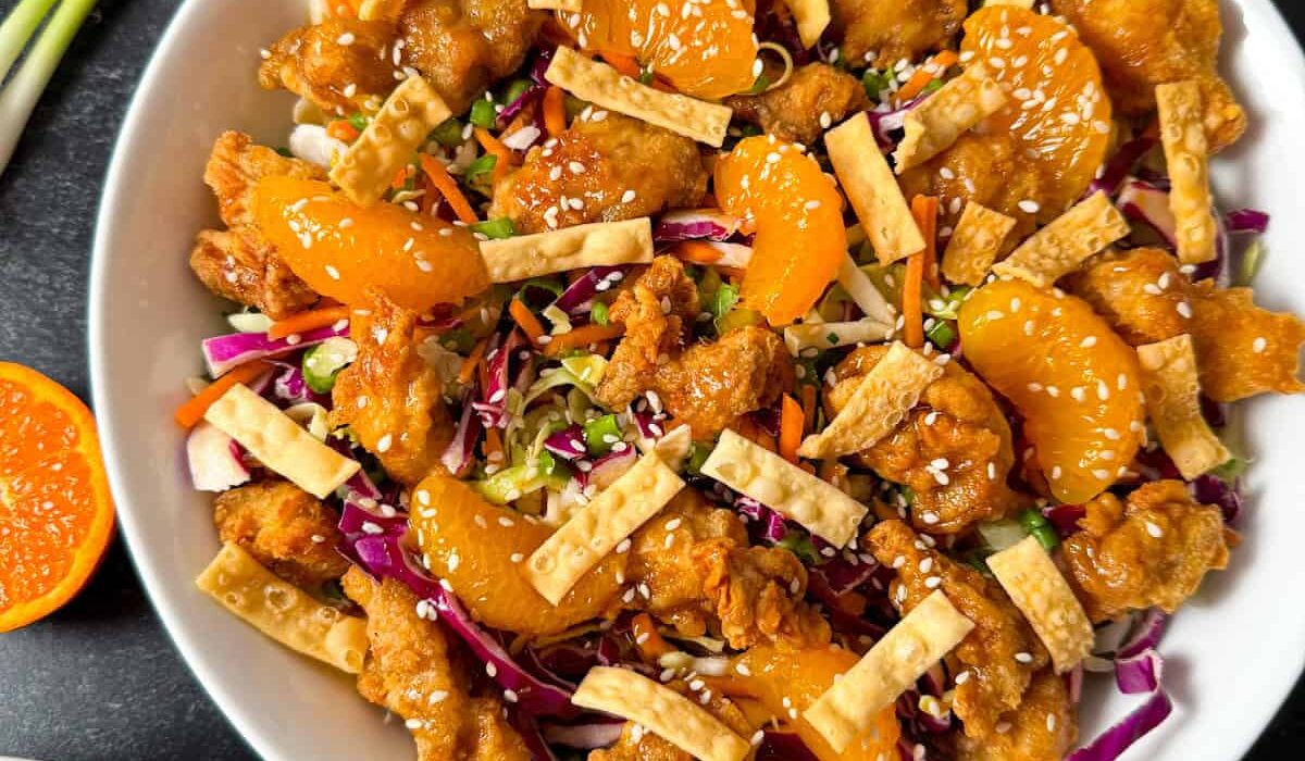 orange chicken salad