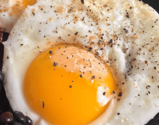 Air fryer fried eggs