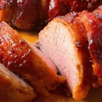 bacon wrapped pork loin