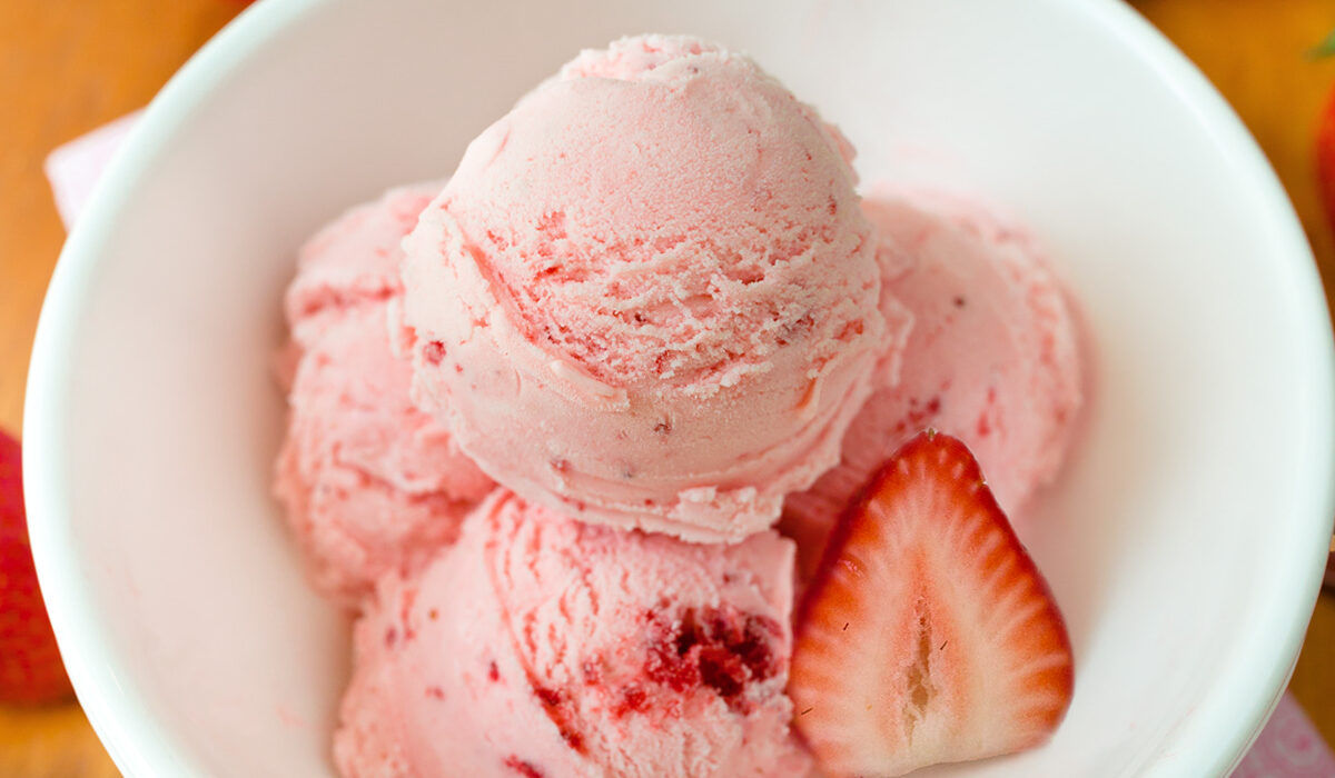 Vegan Strawberry Ice Cream Recipe