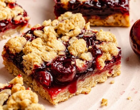 Cherry Pie Bars (vegan & gluten-free!)