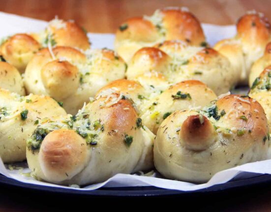 Garlic Knots on a plate