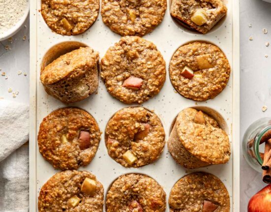 High-Protein Apple Muffins Recipe