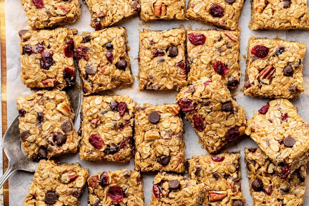 No Bake Trail Mix Granola Bars