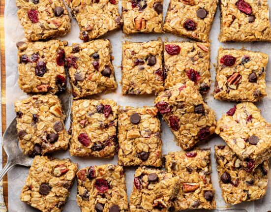 No Bake Trail Mix Granola Bars