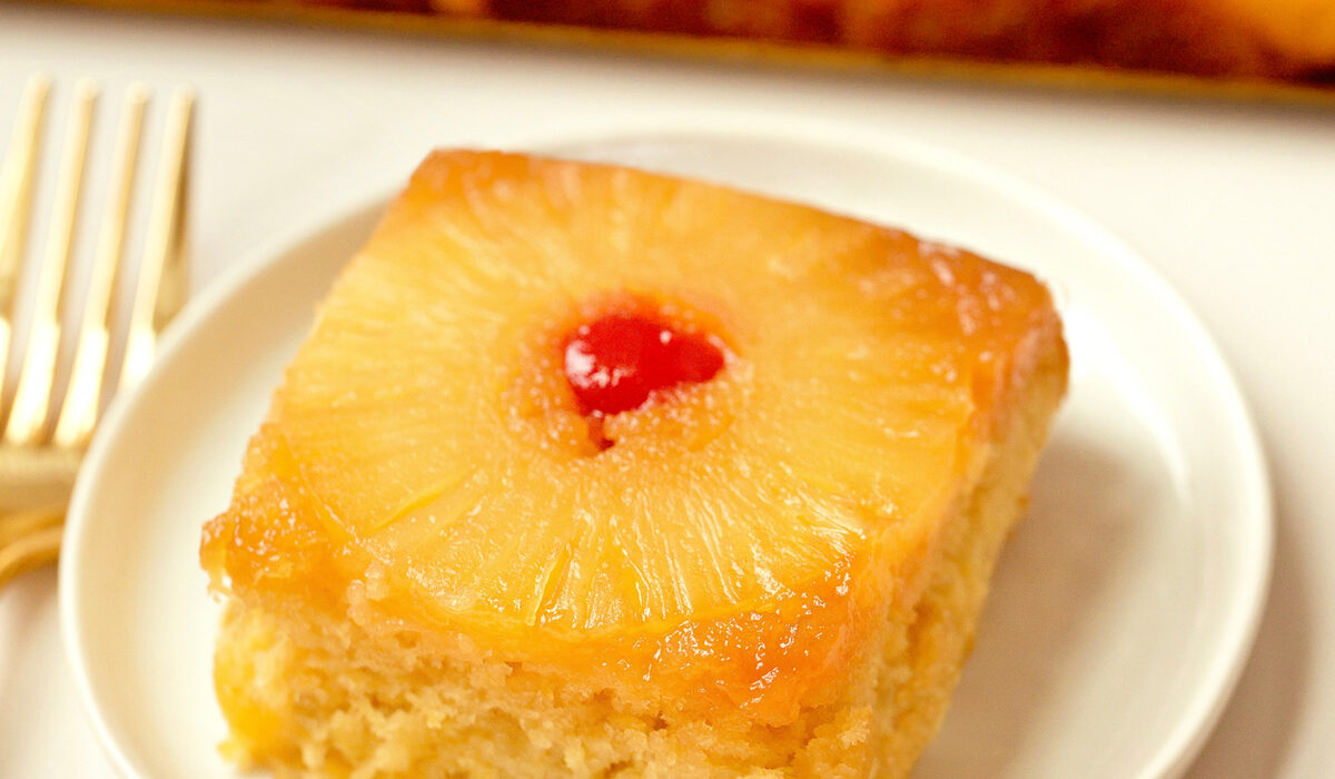 Vegan Pineapple Upside Down Cake Recipe