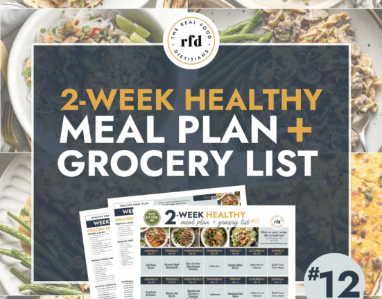 2 Week Healthy Meal Plan #12 With Grocery List