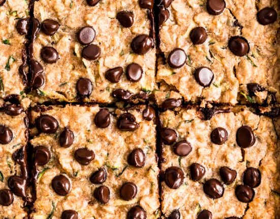Peanut Butter Zucchini Bread Baked Oatmeal