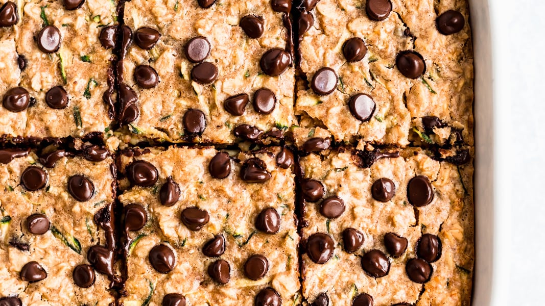 Peanut Butter Zucchini Bread Baked Oatmeal
