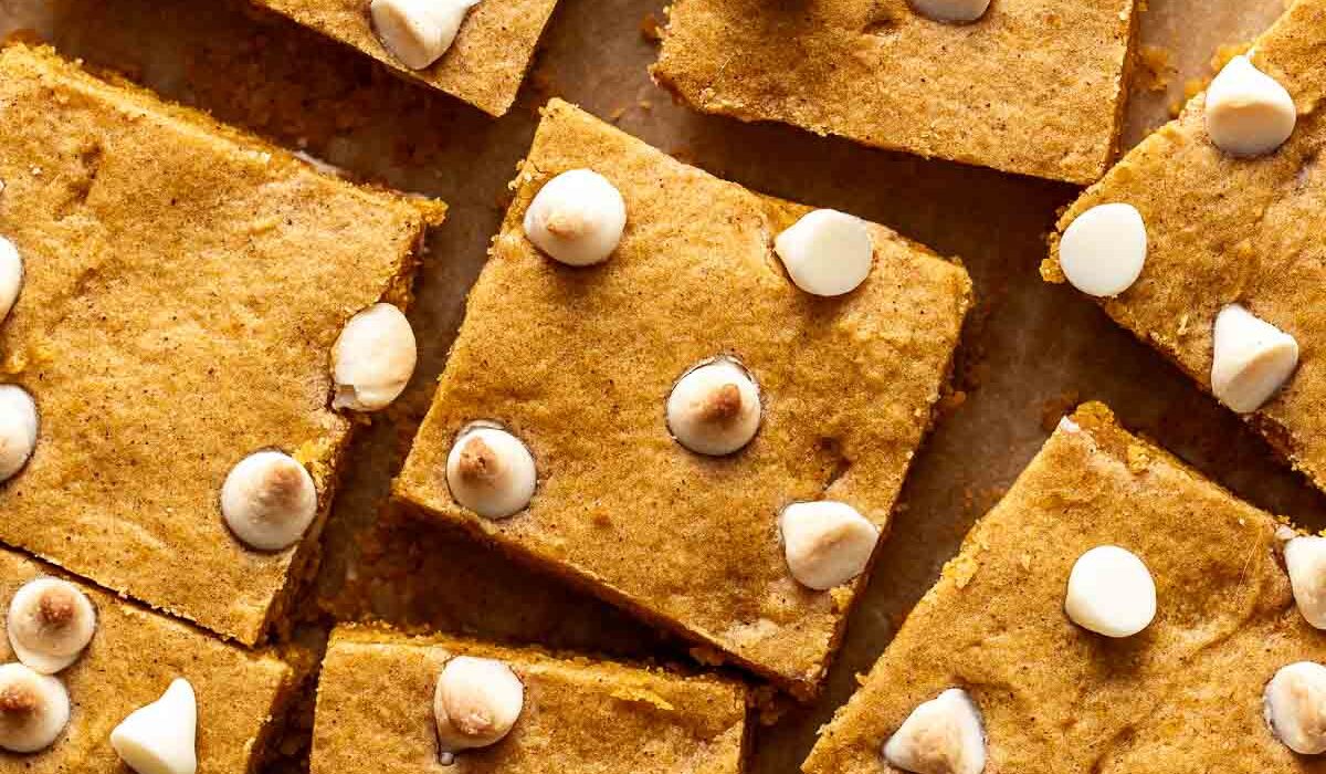 Pumpkin Blondies