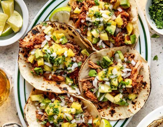 Slow Cooker Tacos Al Pastor
