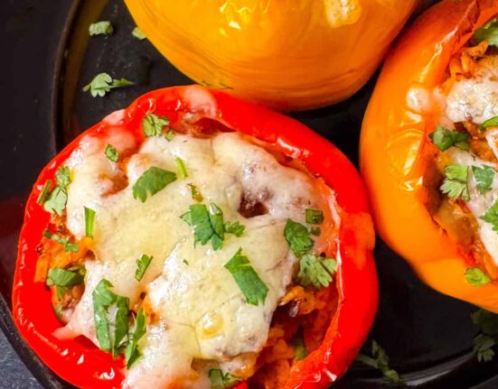 air fryer stuffed peppers