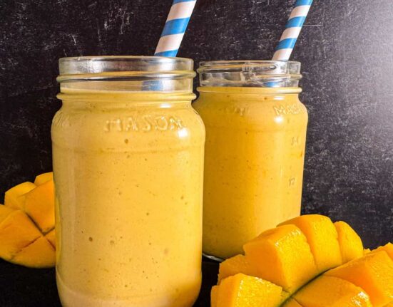 sugar free mango lassi
