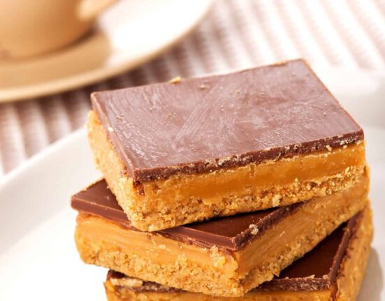 Close up image of Twis Bars on a plate