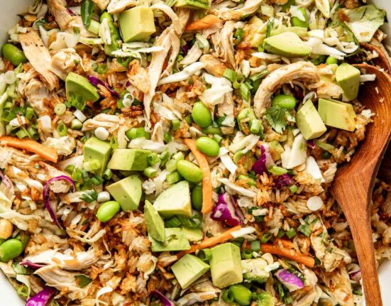 Crispy Rice Salad With Chicken