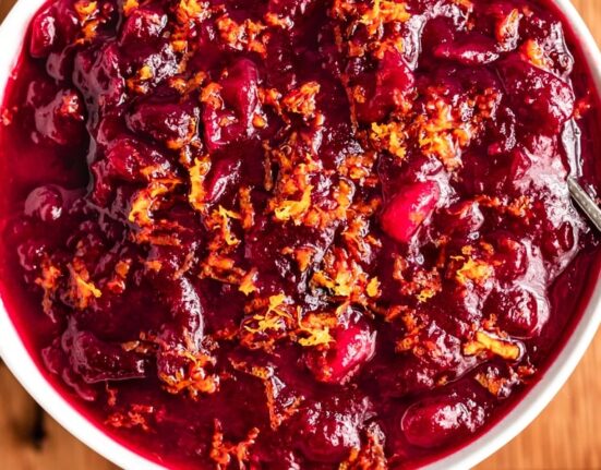 Healthy Orange Cranberry Sauce (ready in 15 minutes!)