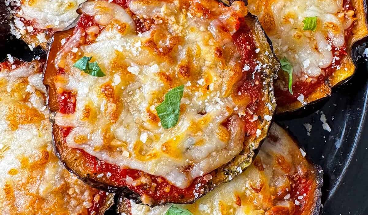 air fryer eggplant parm no breading