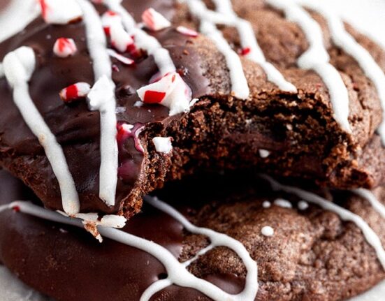 Death by Chocolate Peppermint Cookies (the best holiday cookie!)