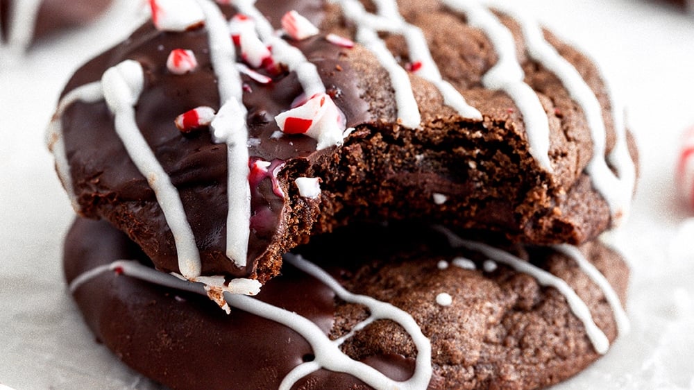Death by Chocolate Peppermint Cookies (the best holiday cookie!)