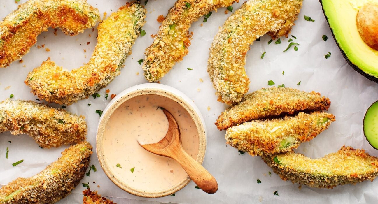 Keto Avocado Fries in the Air Fryer.