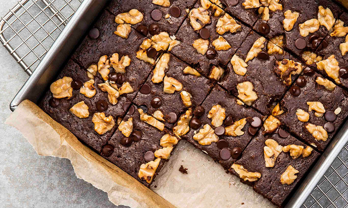 Keto Eggless Brownies