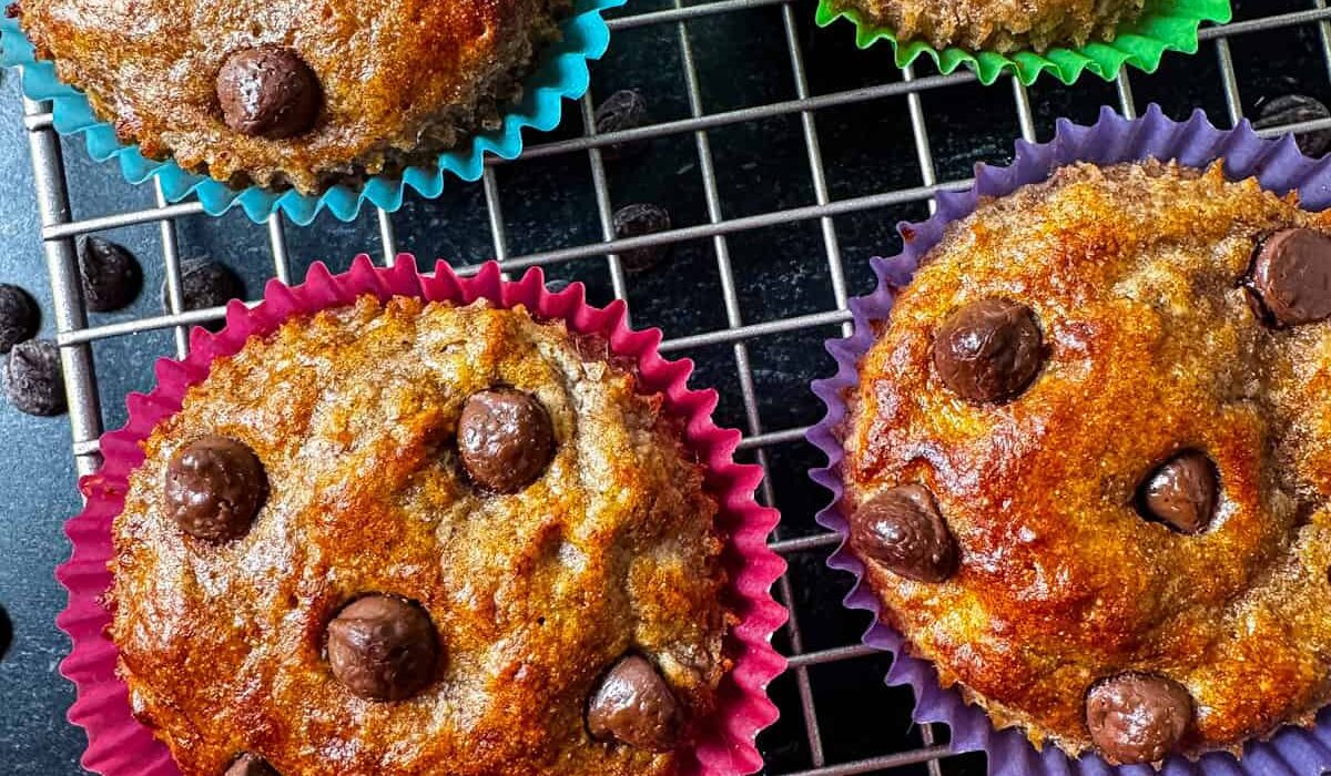 air fryer banana muffins recipe
