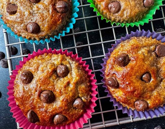 air fryer banana muffins recipe