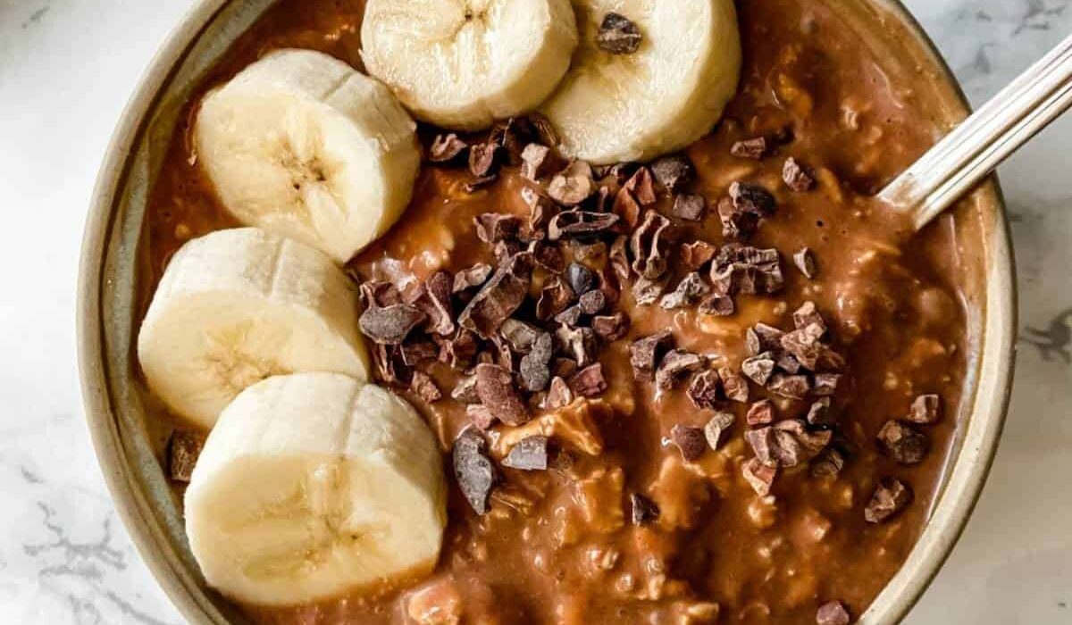 Chocolate Banana Overnight Oats