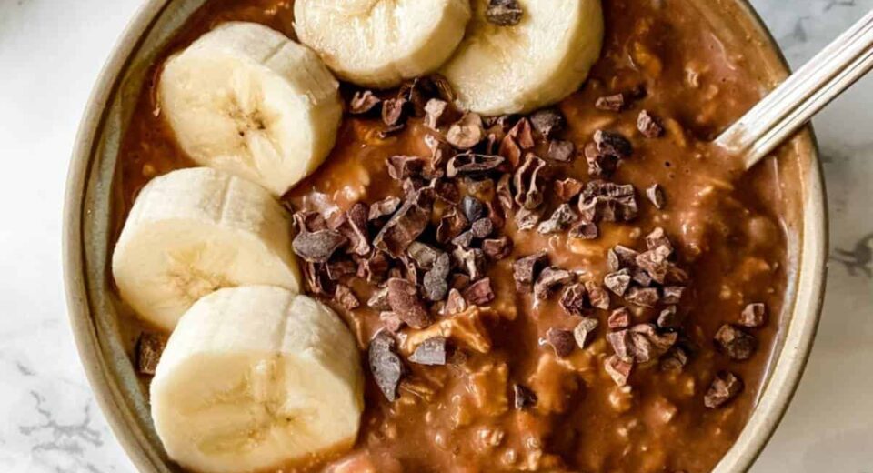 Chocolate Banana Overnight Oats