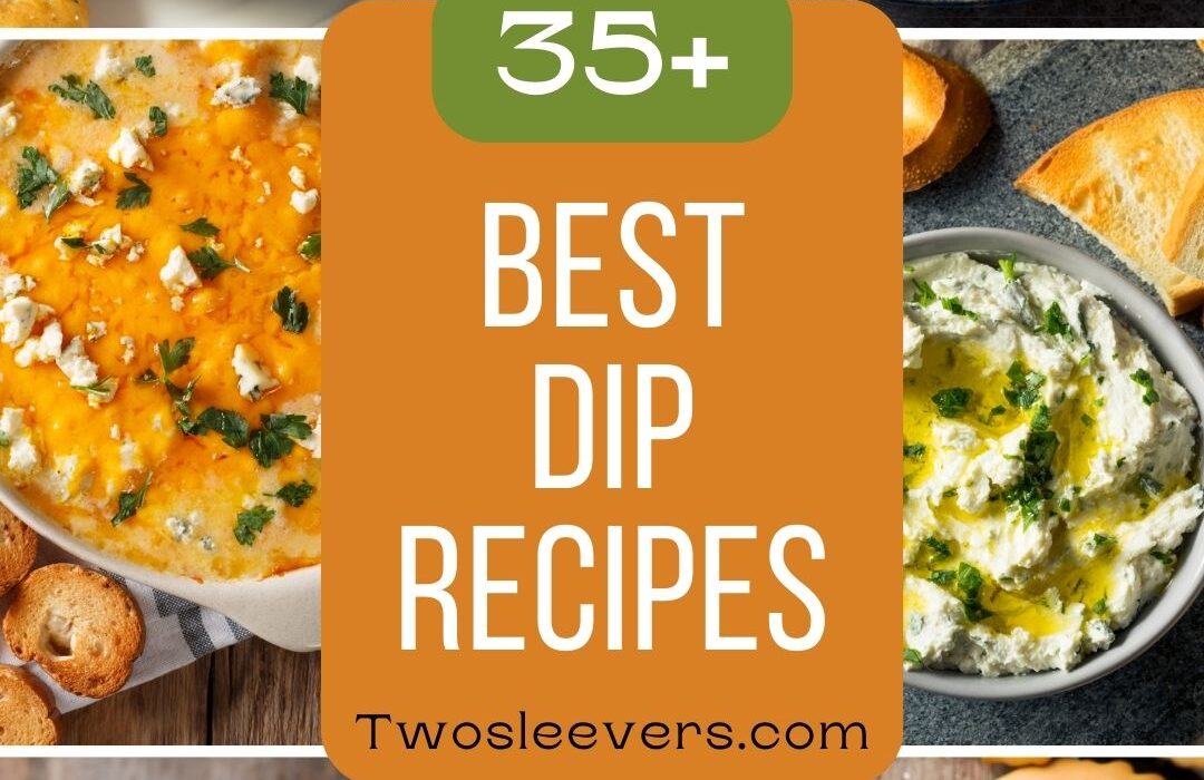 9 part grid of the best dip recipes with text overlay