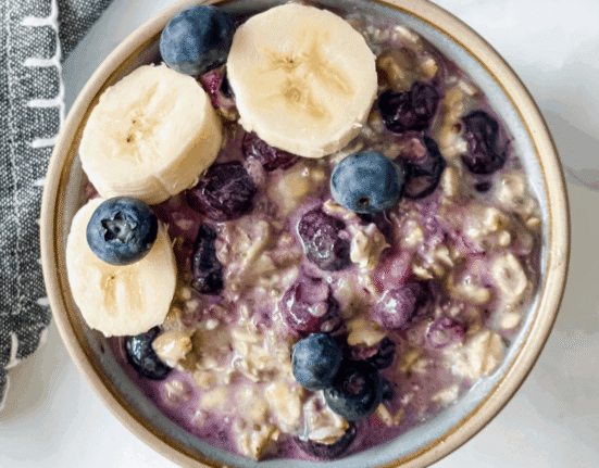 blueberry overnight oats recipe