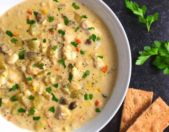 instant pot seafood chowder