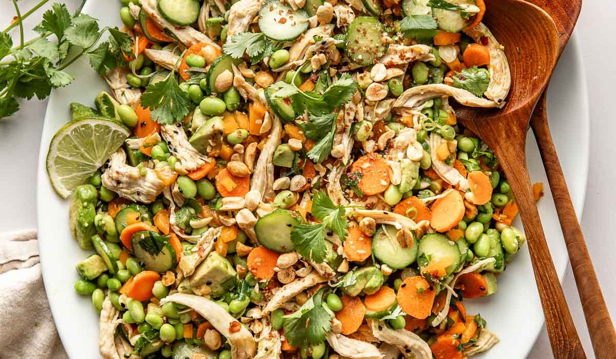 Thai Chicken Salad Recipe With Edamame