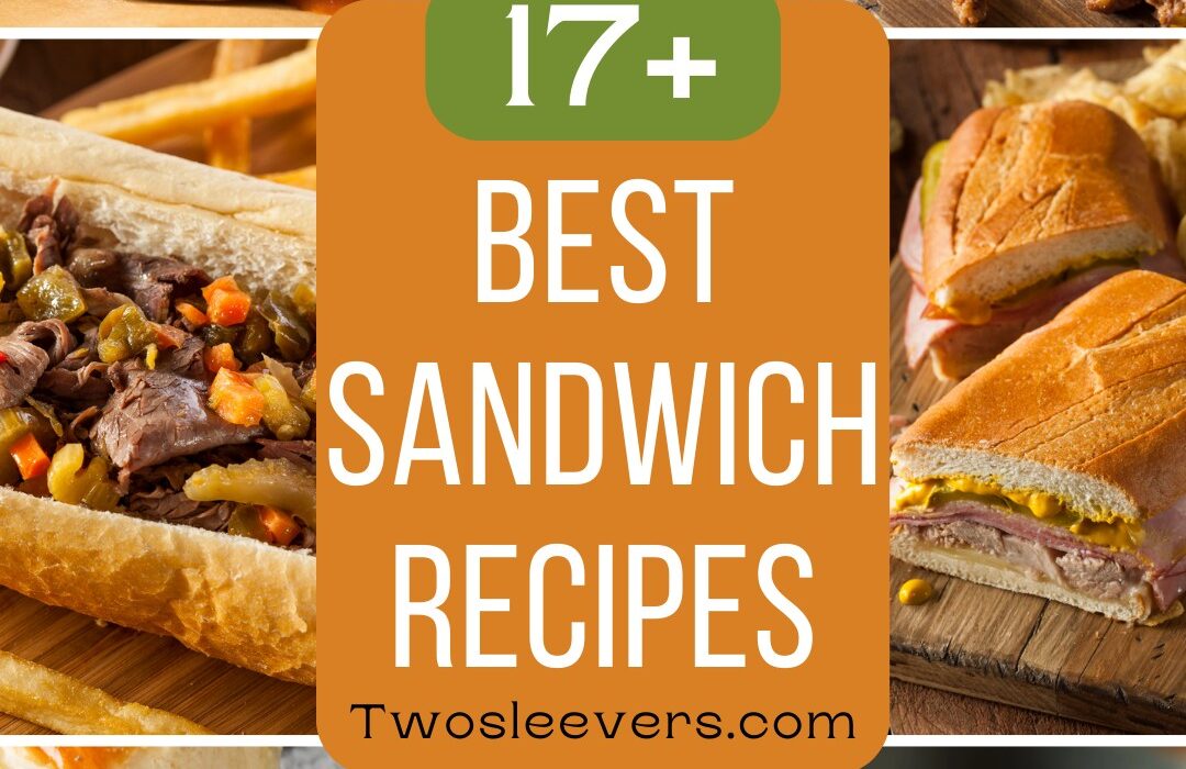 9 part picture grid of the best sandwich recipes with text overlay