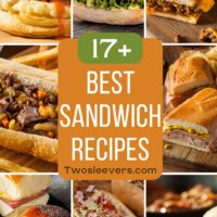 9 part picture grid of the best sandwich recipes with text overlay
