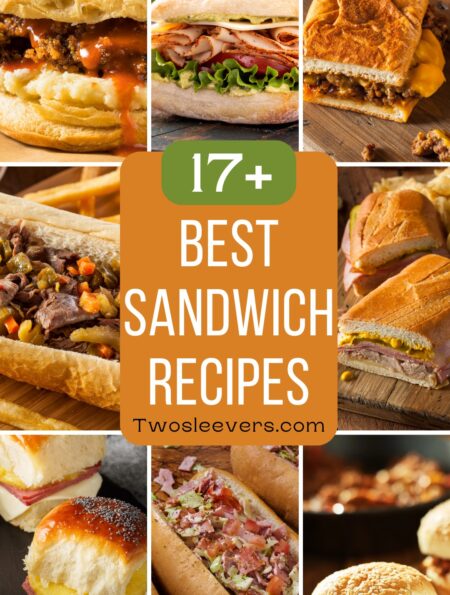 9 part picture grid of the best sandwich recipes with text overlay